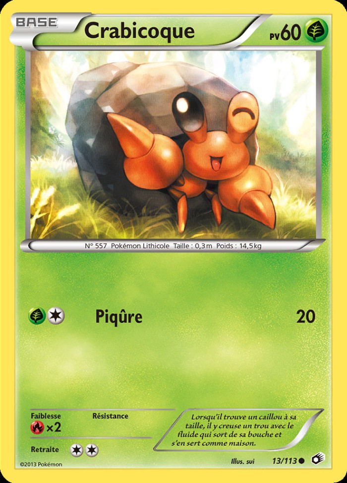 Carte Pokémon: Crabicoque