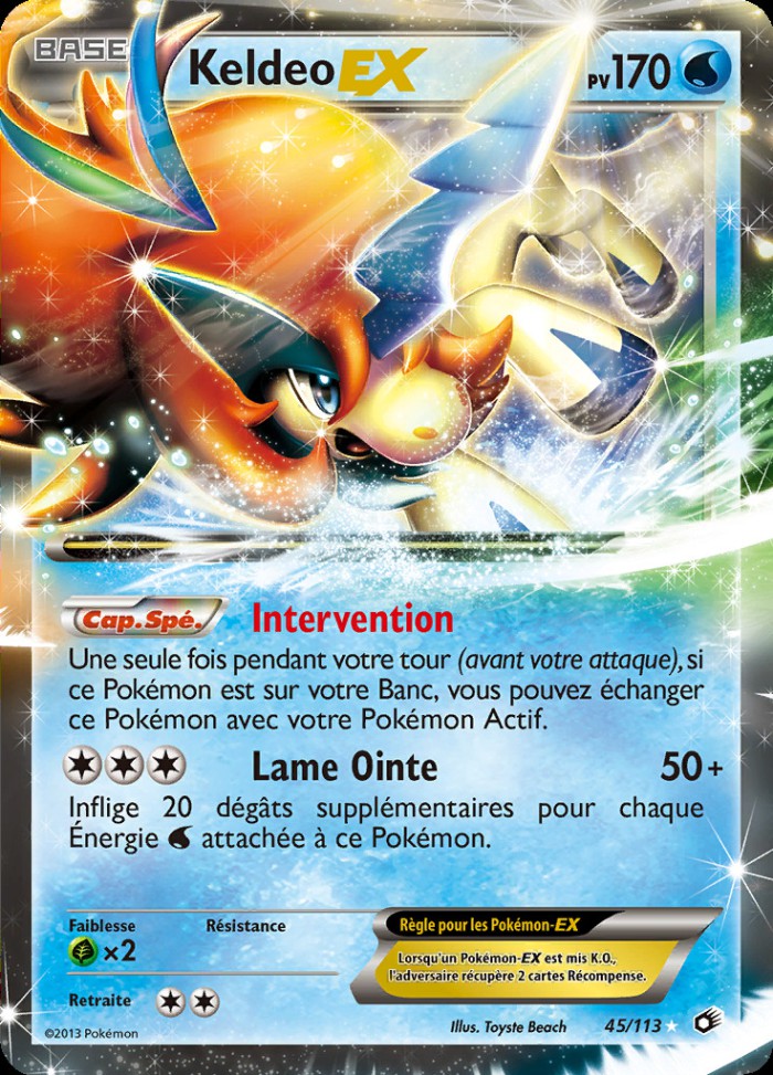 Carte Pokémon: Keldeo EX