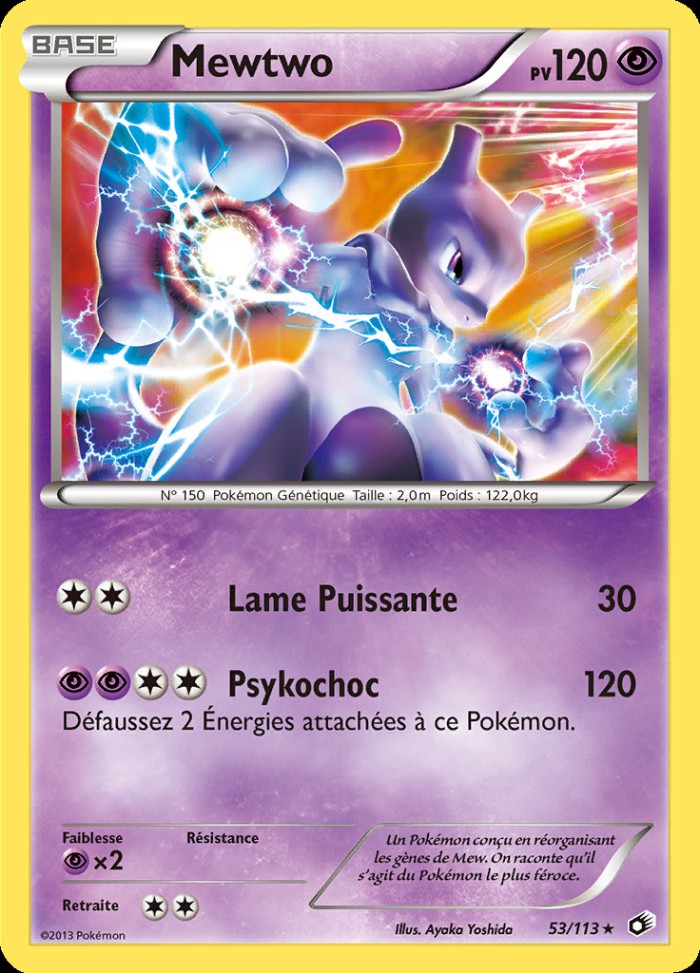 Carte Pokémon: Mewtwo