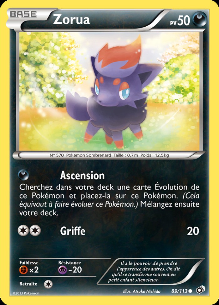 Carte Pokémon: Zorua