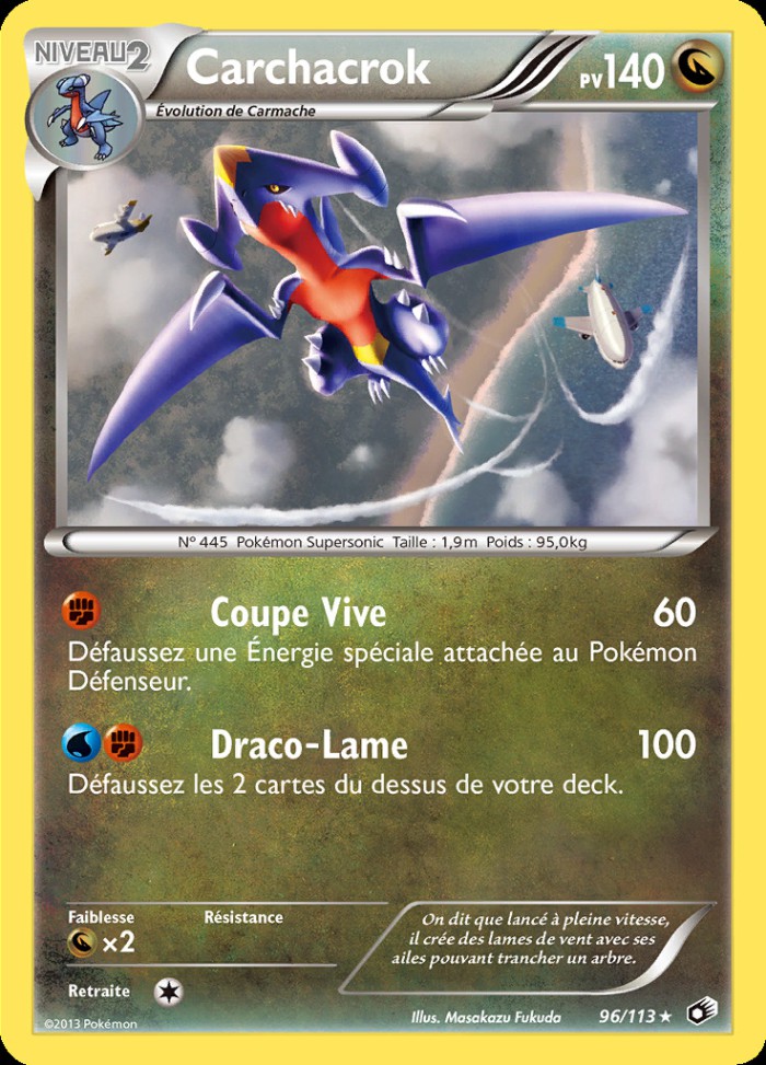 Carte Pokémon: Carchacrok