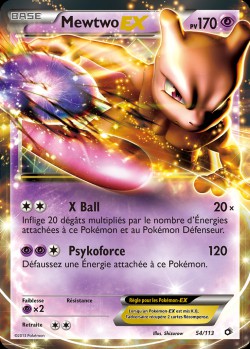 Carte Pokémon: Mewtwo EX