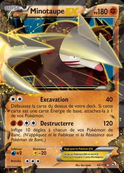 Carte Pokémon: Minotaupe EX