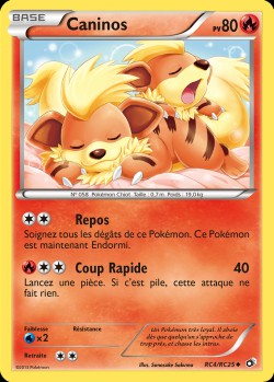 Carte Pokémon: Caninos