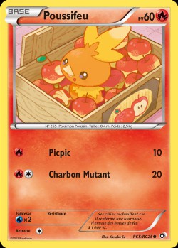 Carte Pokémon: Poussifeu