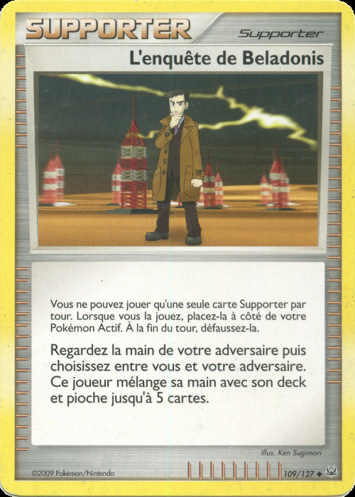 Carte Pokémon: L'enquête de Beladonis