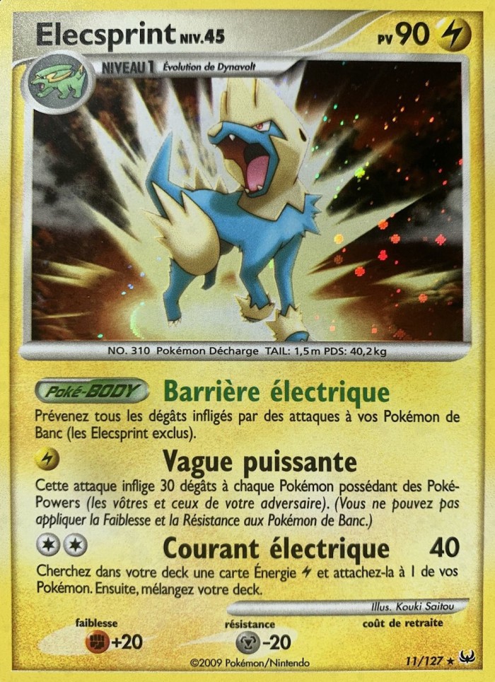 Carte Pokémon: Elecsprint