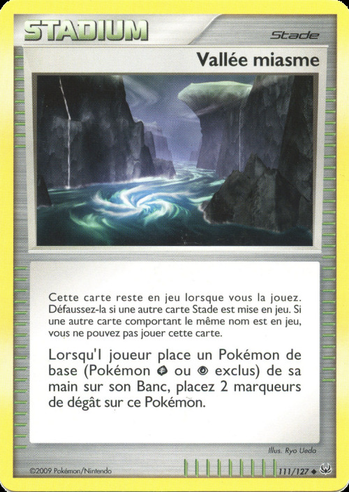 Carte Pokémon: Vallée miasme