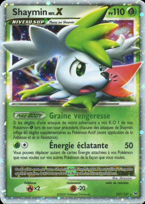 Carte Pokémon: Shaymin NIV.X