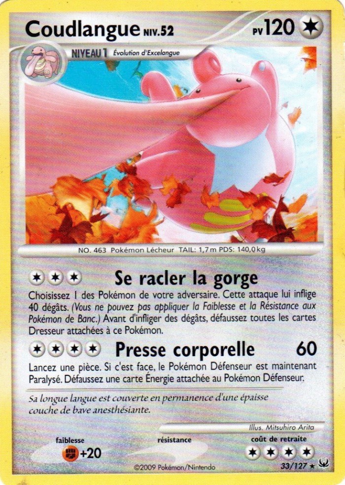 Carte Pokémon: Coudlangue