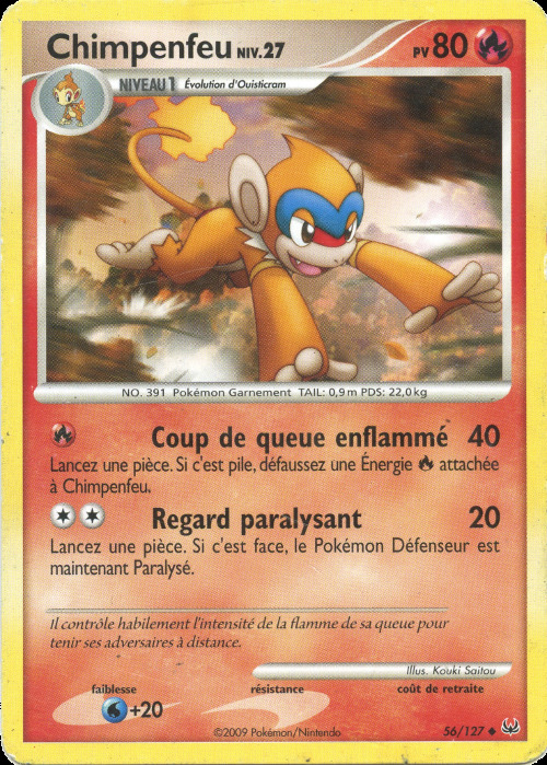 Carte Pokémon: Chimpenfeu