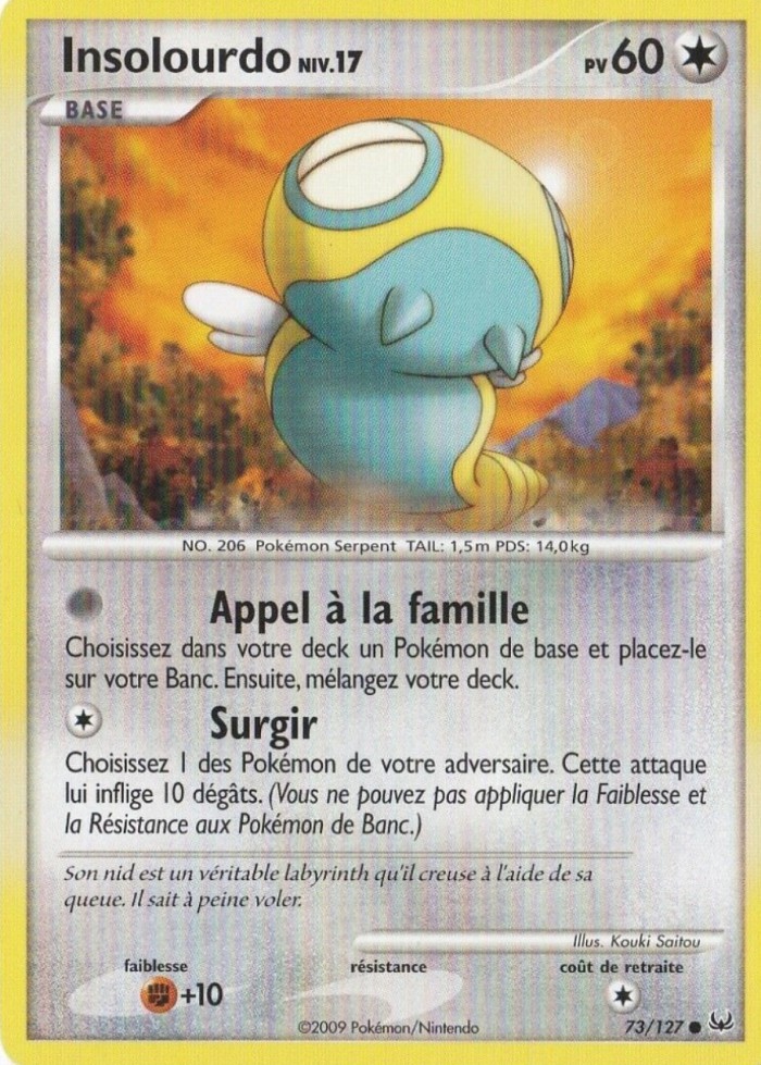 Carte Pokémon: Insolourdo