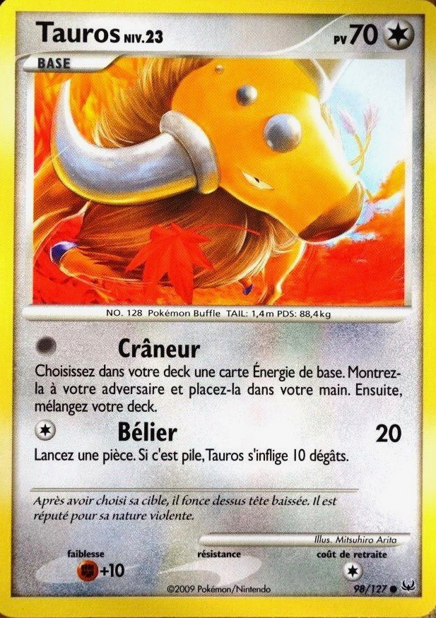 Carte Pokémon: Tauros