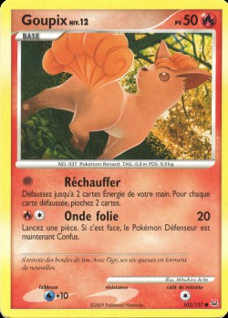 Carte Pokémon: Goupix