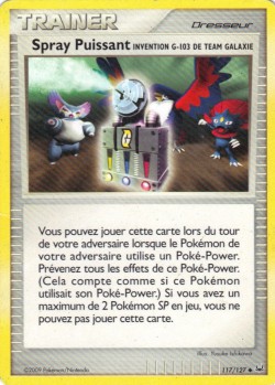 Carte Pokémon: Spray Puissant Invention G-103 de Team Galaxie