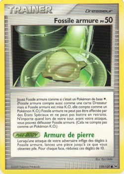 Carte Pokémon: Fossile armure