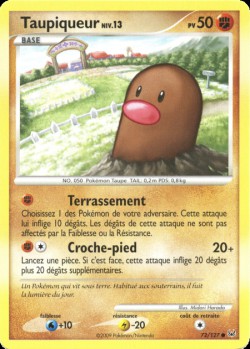 Carte Pokémon: Taupiqueur