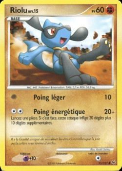 Carte Pokémon: Riolu