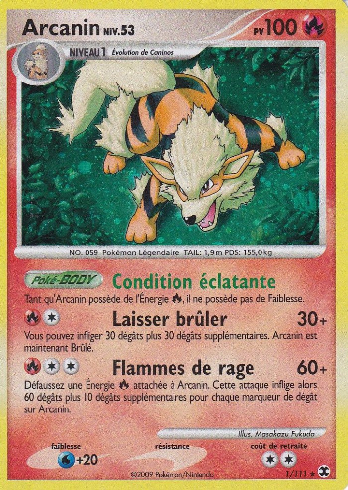 Carte Pokémon: Arcanin