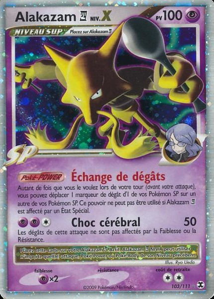 Carte Pokémon: Alakazam 4 NIV.X