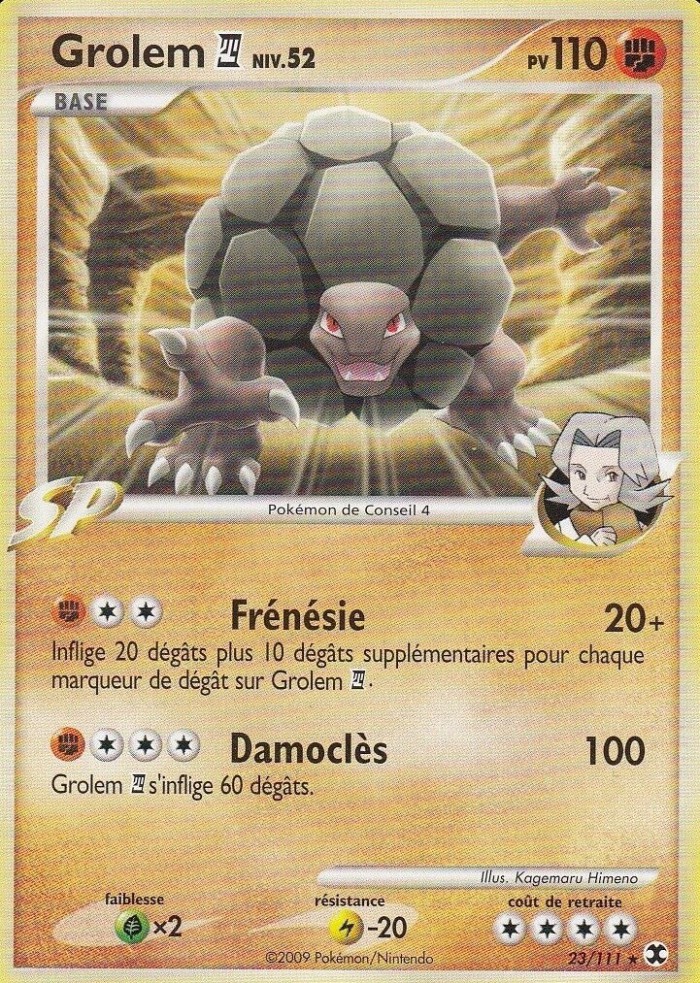 Carte Pokémon: Grolem 4