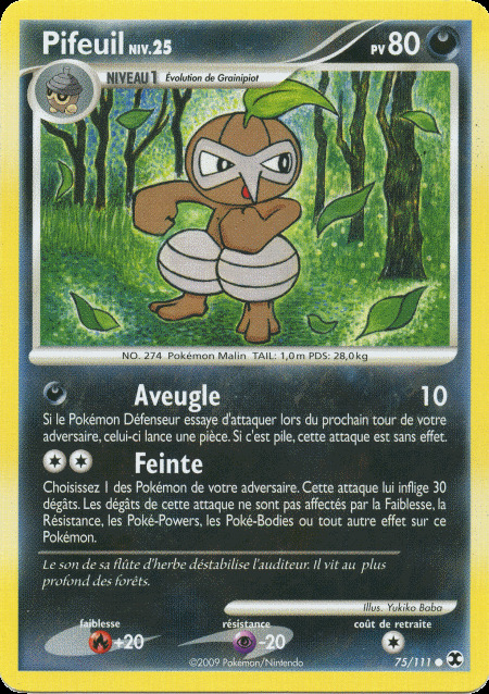 Carte Pokémon: Pifeuil