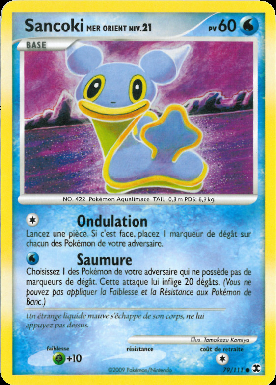 Carte Pokémon: Sancoki Mer Orient