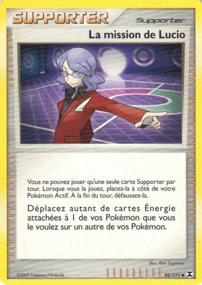 Carte Pokémon: La mission de Lucio