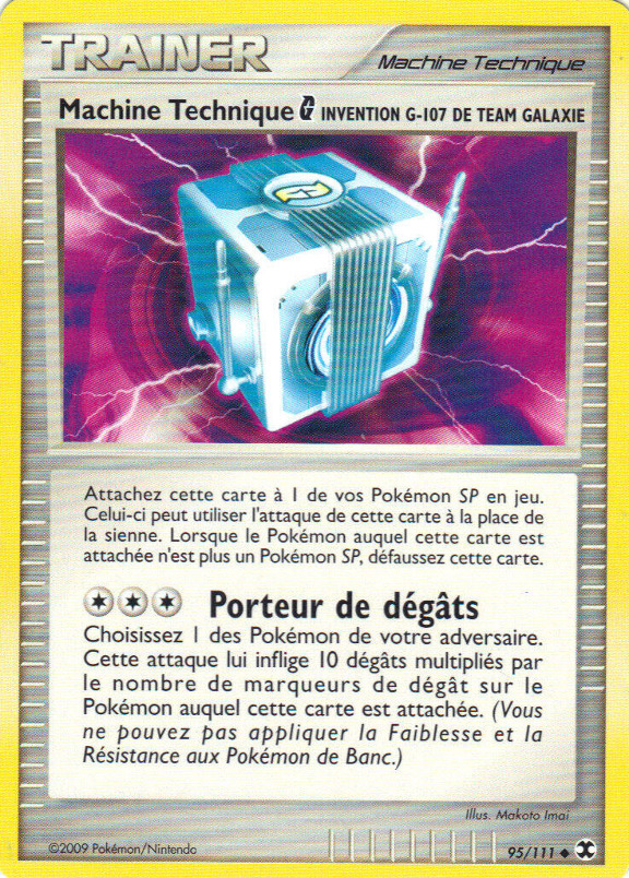 Carte Pokémon: Machine Technique G Invention G-107 de Team Galaxie