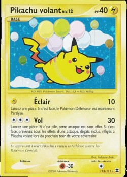 Carte Pokémon: Pikachu volant