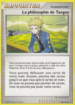 Carte Pokémon: La philosophie de Tanguy