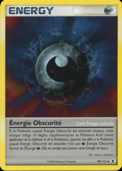 Carte Pokémon: Énergie Obscurité