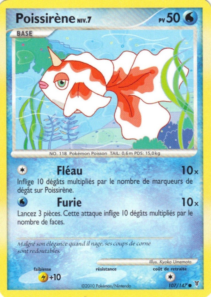 Carte Pokémon: Poissirène