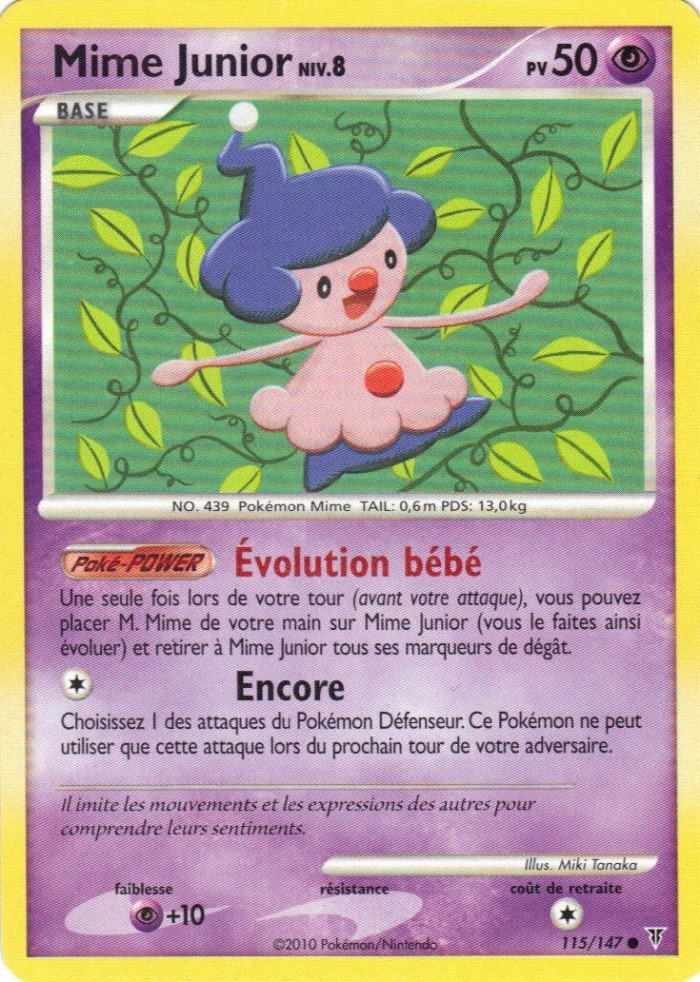 Carte Pokémon: Mime Junior