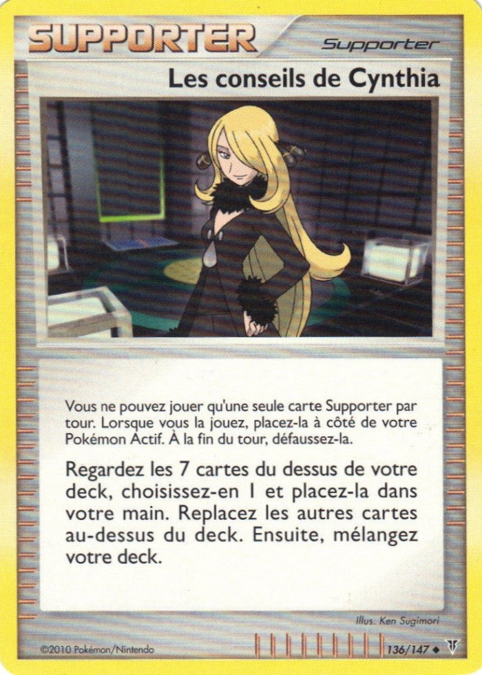 Carte Pokémon: Les conseils de Cynthia