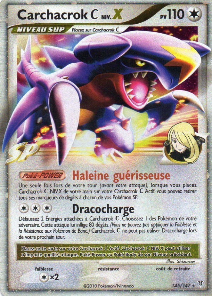 Carte Pokémon: Carchacrok C NIV.X