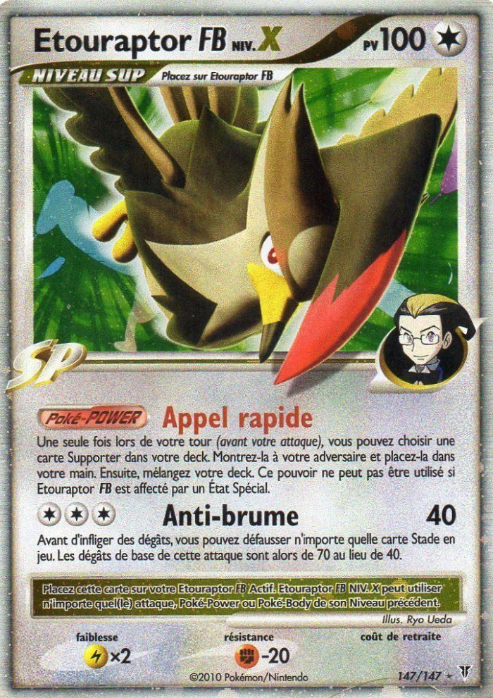 Carte Pokémon: Etouraptor FB NIV.X