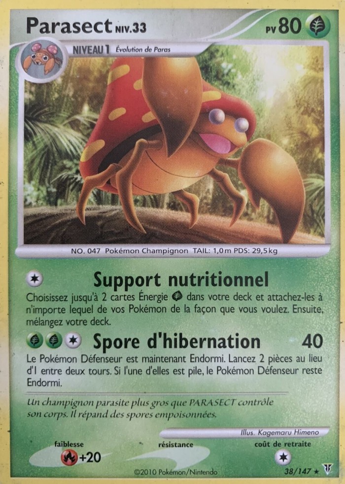 Carte Pokémon: Parasect