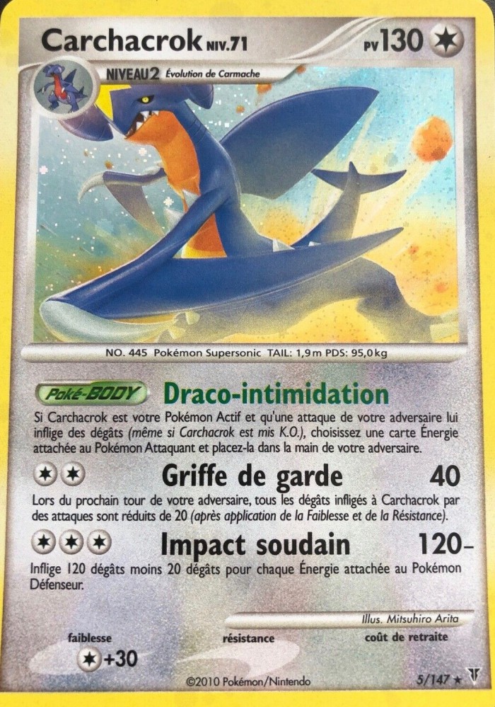 Carte Pokémon: Carchacrok