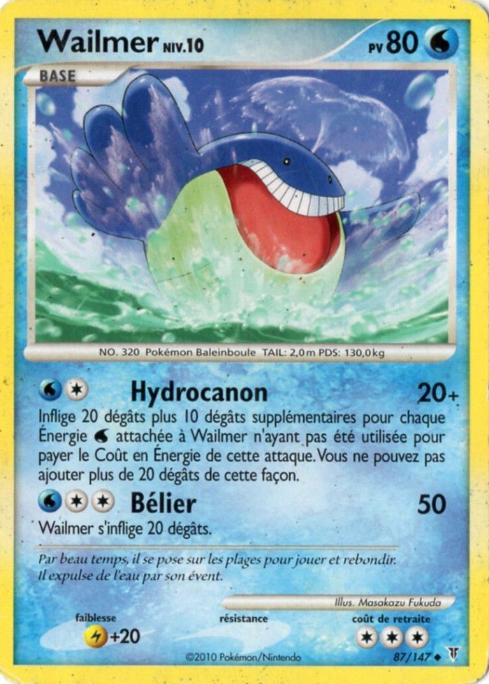 Carte Pokémon: Wailmer