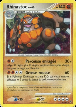 Carte Pokémon: Rhinastoc