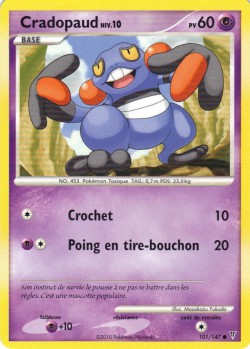 Carte Pokémon: Cradopaud