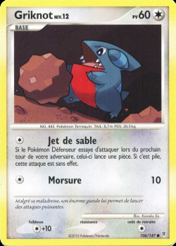 Carte Pokémon: Griknot