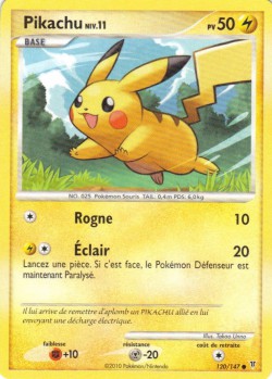 Carte Pokémon: Pikachu