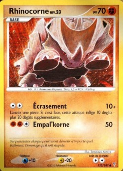 Carte Pokémon: Rhinocorne