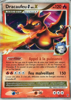 Carte Pokémon: Dracaufeu G NIV.X