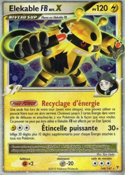 Carte Pokémon: Elekable FB NIV.X