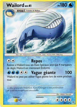 Carte Pokémon: Wailord