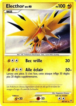 Carte Pokémon: Electhor