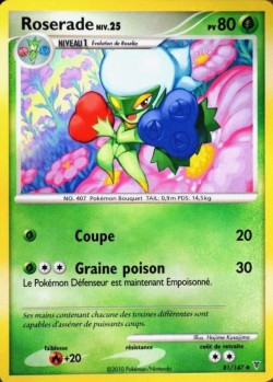 Carte Pokémon: Roserade